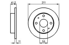 Brzdový kotouč BOSCH 0 986 479 119