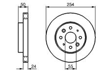 Brzdový kotouč BOSCH 0 986 479 231