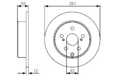 Brzdový kotouč BOSCH 0 986 479 419