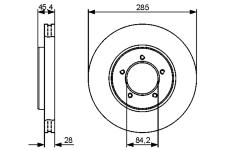 Brzdový kotouč BOSCH 0 986 479 427