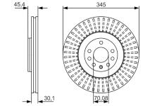 Brzdový kotouč BOSCH 0 986 479 A24