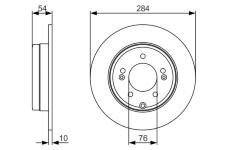 Brzdový kotouč BOSCH 0 986 479 A45