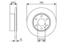 Brzdový kotouč BOSCH 0 986 479 A51