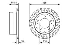 Brzdový kotouč BOSCH 0 986 479 A61