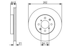 Brzdový kotouč Bosch 0986479R80