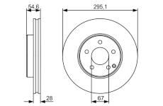 Brzdový kotouč BOSCH 0 986 479 R99