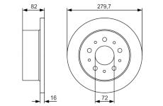 Brzdový kotouč BOSCH 0 986 479 S73