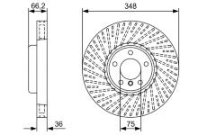 Brzdový kotouč BOSCH 0 986 479 W19