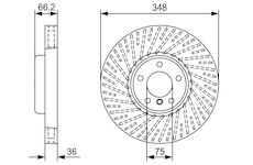 Brzdový kotouč Bosch 0986479W19