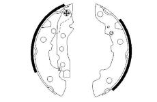 Sada brzdových čelistí BOSCH 0 986 487 089