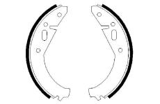 Sada brzdových čelistí BOSCH 0 986 487 321