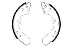 Sada brzdových čelistí BOSCH 0 986 487 373