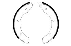 Sada brzdových čelistí, parkovací brzda BOSCH 0 986 487 622