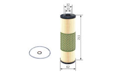 Olejový filter BOSCH 1 457 429 153