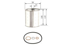 Olejový filter BOSCH 1 457 429 170