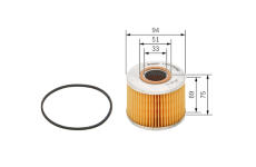 Olejový filter BOSCH 1 457 429 436