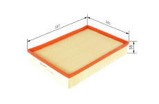 Vzduchový filter BOSCH 1 457 432 203