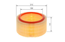 Vzduchový filter BOSCH 1 457 433 032