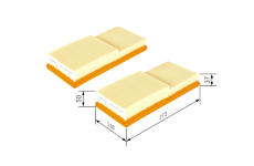 Vzduchový filter BOSCH 1 457 433 049