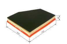 Vzduchový filter BOSCH 1 457 433 164