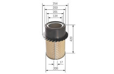 Vzduchový filter BOSCH 1 457 433 205