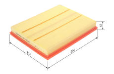 Vzduchový filter BOSCH 1 457 433 281