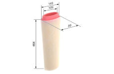 Vzduchový filter BOSCH 1 457 433 589