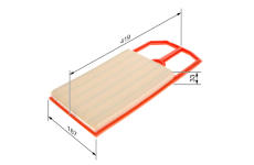 Vzduchový filter BOSCH 1 457 433 716