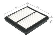 Vzduchový filter BOSCH 1 457 433 963