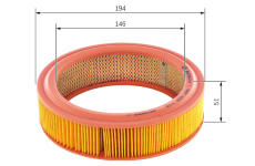 Vzduchový filtr BOSCH 1 987 429 115