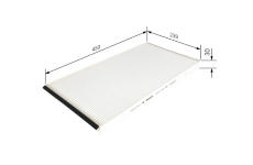 Filter vnútorného priestoru BOSCH 1 987 431 204