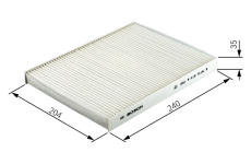 Filter vnútorného priestoru BOSCH 1 987 432 004