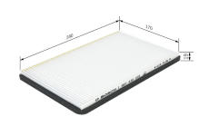 Filter vnútorného priestoru BOSCH 1 987 432 009
