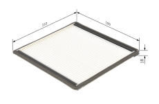 Filtr, vzduch v interiéru BOSCH 1 987 432 021