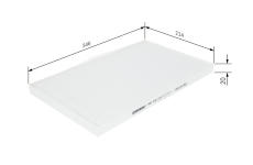 Filter vnútorného priestoru BOSCH 1 987 432 033