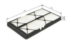 Filtr, vzduch v interiéru BOSCH 1 987 432 044