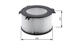 Filtr, vzduch v interiéru Bosch 1987432056
