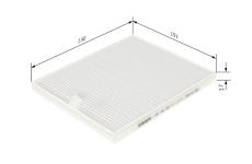 Filter vnútorného priestoru BOSCH 1 987 432 066