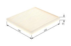 Filter vnútorného priestoru BOSCH 1 987 432 084