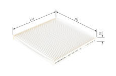 Filtr, vzduch v interiéru BOSCH 1 987 432 090
