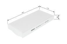Filter vnútorného priestoru BOSCH 1 987 432 095