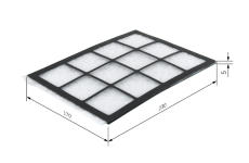 Filter vnútorného priestoru BOSCH 1 987 432 108