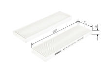Filter vnútorného priestoru BOSCH 1 987 432 132