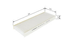 Filter vnútorného priestoru BOSCH 1 987 432 150