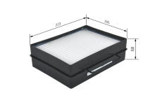 Filter vnútorného priestoru BOSCH 1 987 432 153