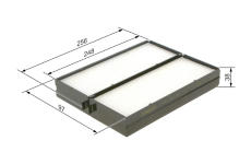 Filter vnútorného priestoru BOSCH 1 987 432 160
