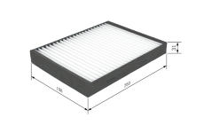 Filtr, vzduch v interiéru Bosch 1987432221