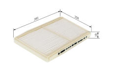 Filter vnútorného priestoru BOSCH 1 987 432 225