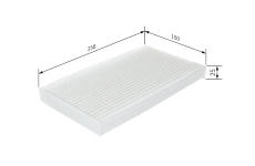 Filtr, vzduch v interiéru BOSCH 1 987 432 267