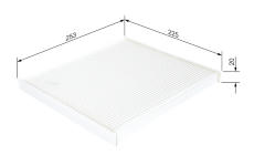 Filter vnútorného priestoru BOSCH 1 987 432 269